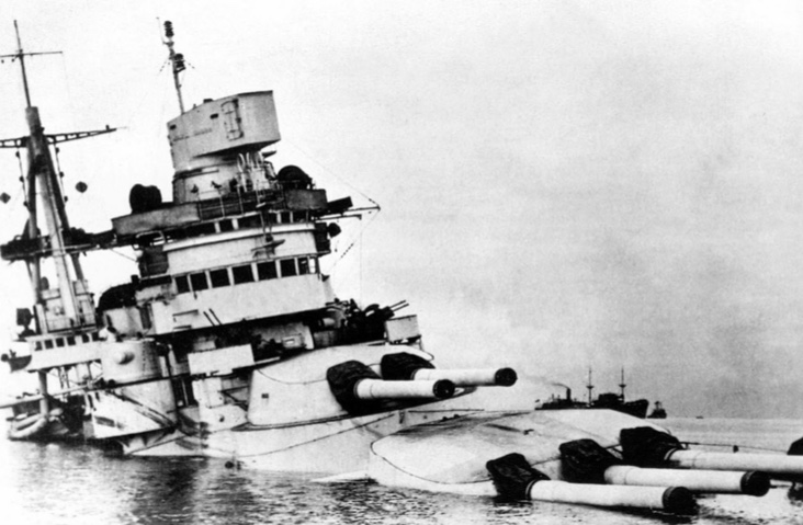 Taranto the sinking of the Italian fleet in World war Two