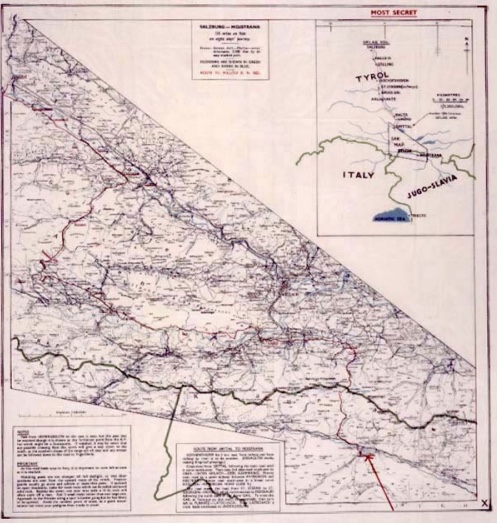 Helen Fry MI9 Silk Map