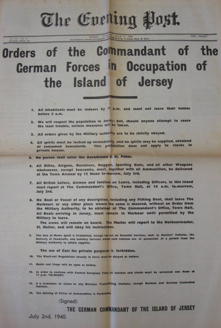 The German Occupation of the Channel Islands