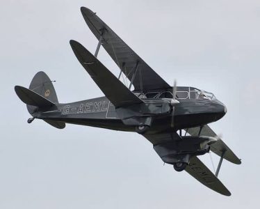 A de Havilland Dragon Rapide aircraft. Source Wiki