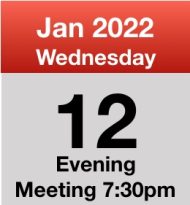 Meeting 12th Jan 2022